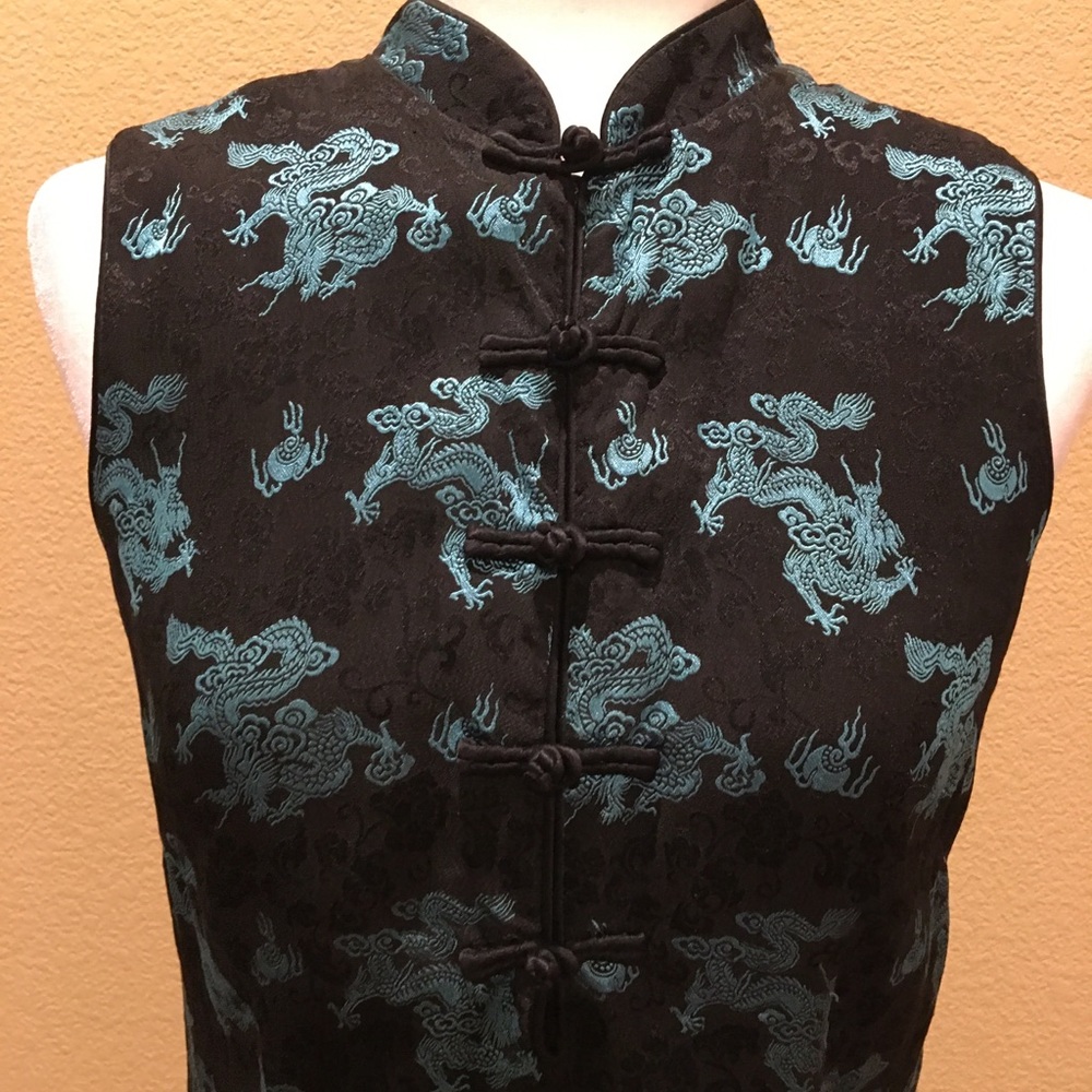 3/$25 Sale Black & Blue Chinese dress